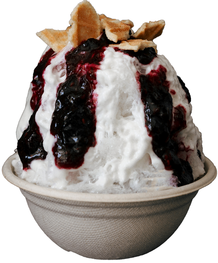 Blueberry Cheesecake kakigori